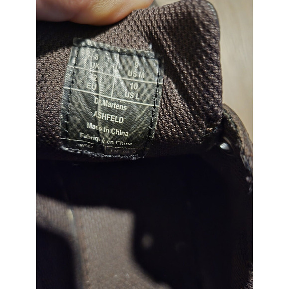 Dr Martens Ashfeld Shoes Mens 9 Brown Pebbled Leather Oxfords Casual Business - Picture 14 of 14